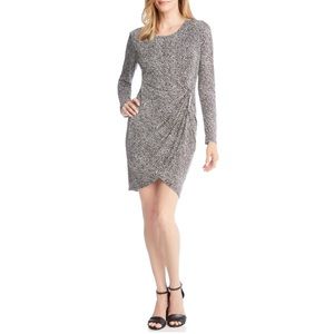 Karen Kane Twiggy Twist Animal Print Dress Size Small